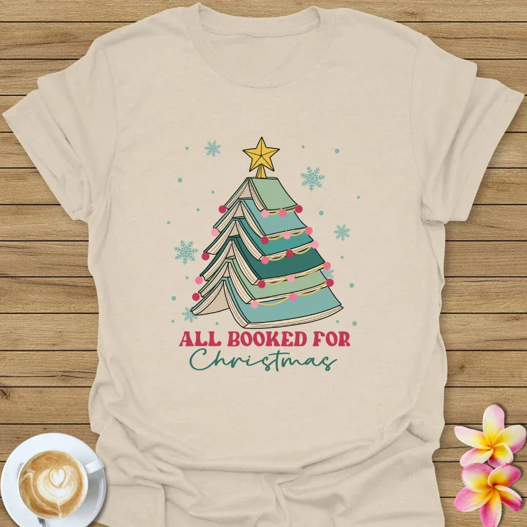All Booked For Christmas T-Shirt