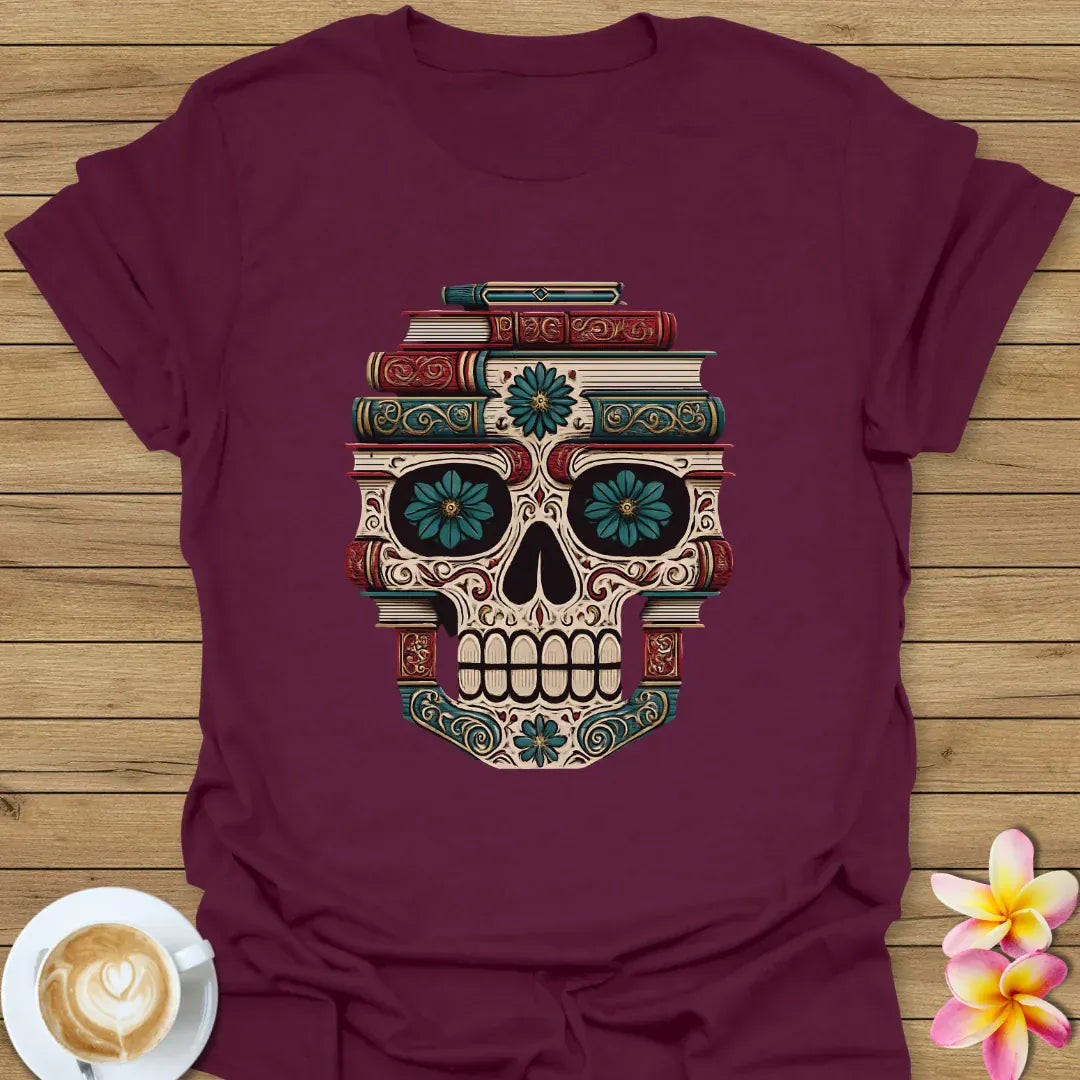Book Skeleton T-Shirt