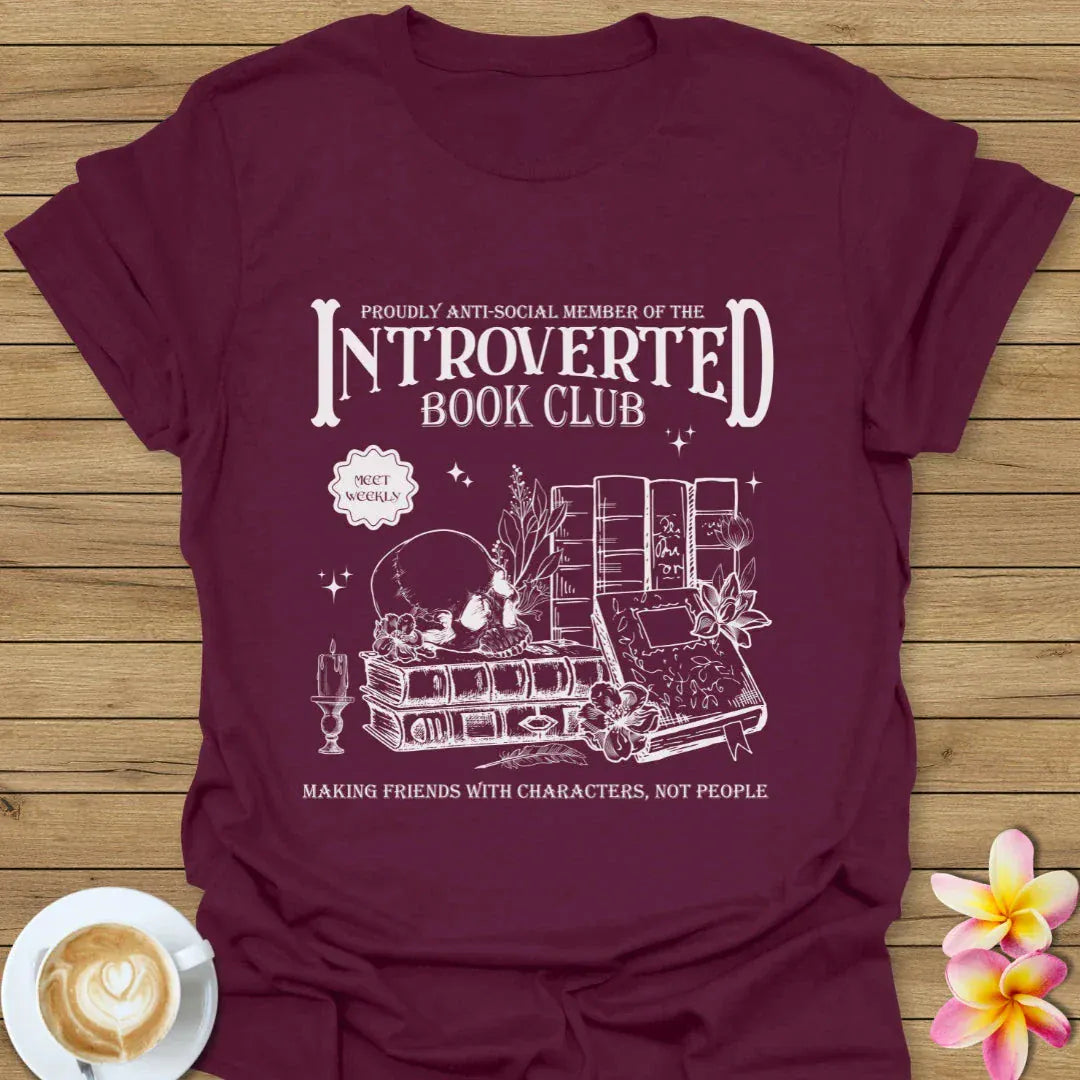 Introverted Book Club T-Shirt
