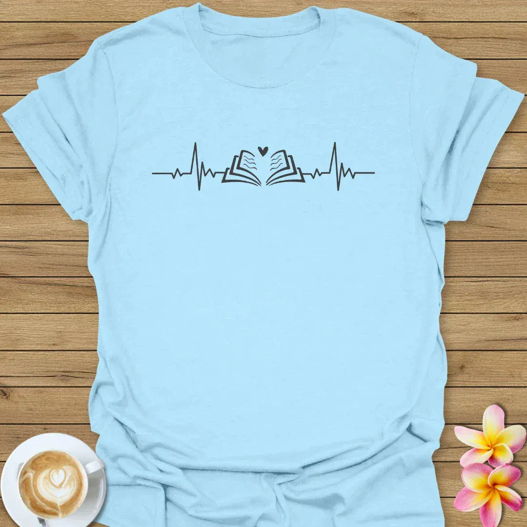 Book Heart Beat T-Shirt
