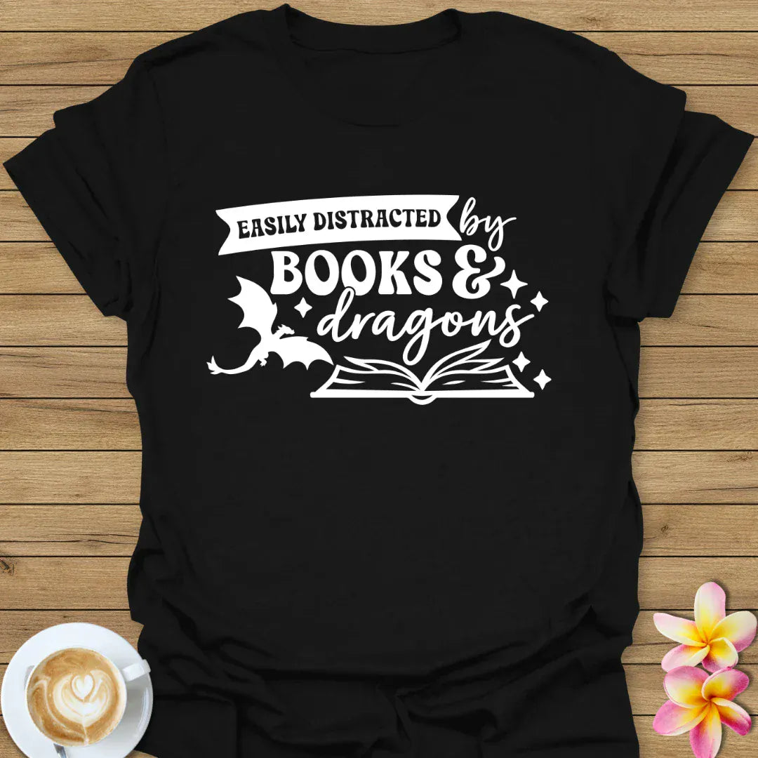 Books And Dragons T-Shirt
