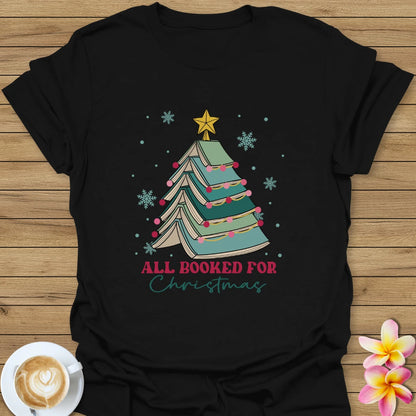 All Booked For Christmas T-Shirt