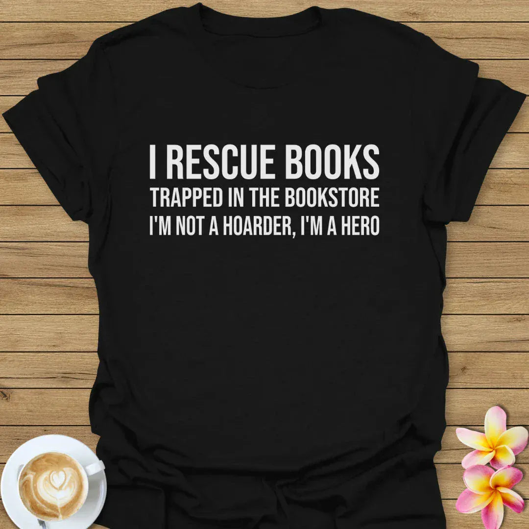 I Rescue Books T-Shirt