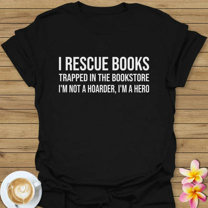 I Rescue Books T-Shirt