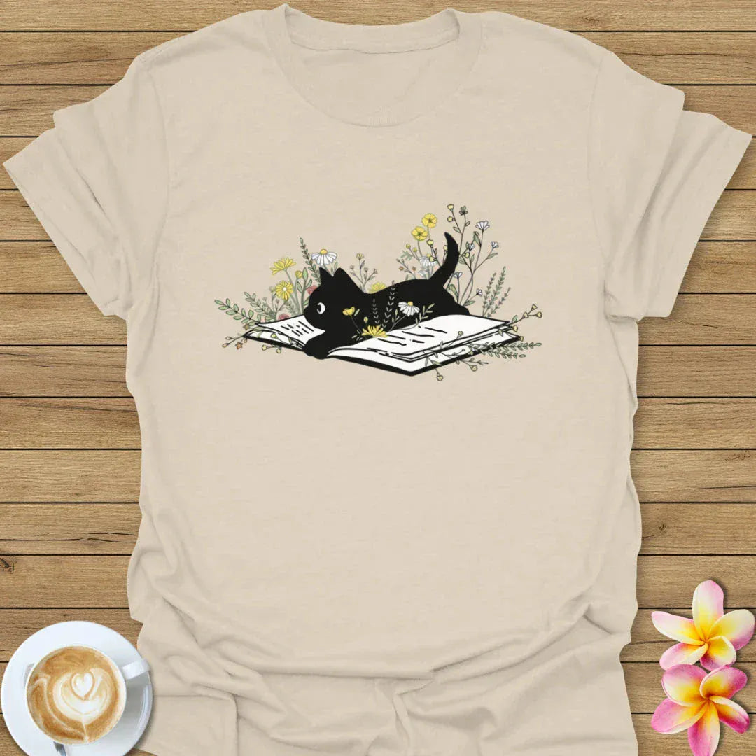 Floral Cat T-Shirt