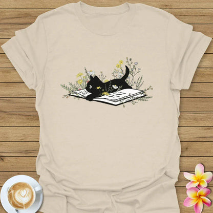 Floral Cat T-Shirt