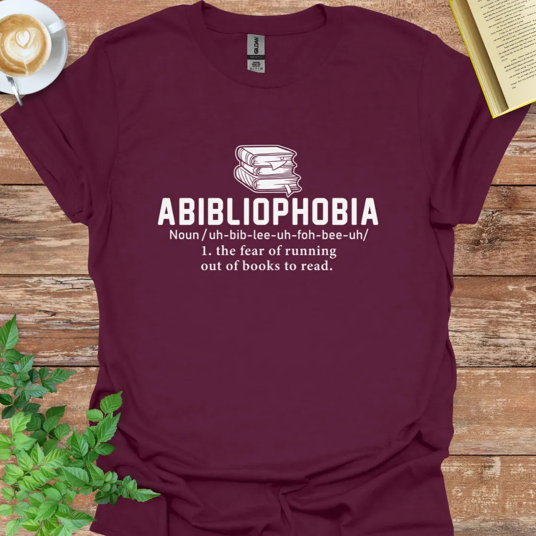 Abibliophobia T-Shirt