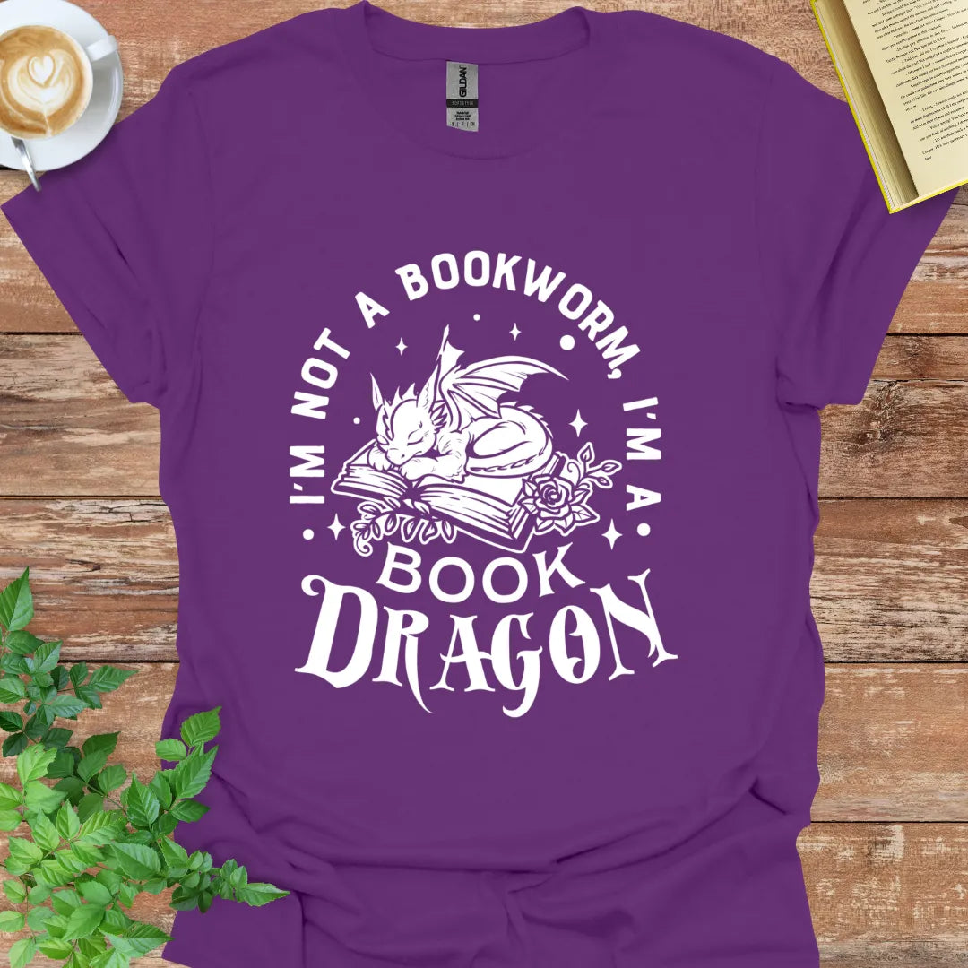 I'm Not A Bookworm, I'm A Book Dragon T-Shirt