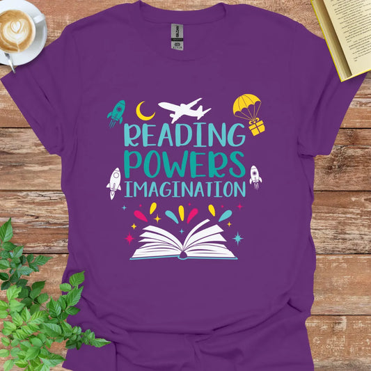 Reading Powers Imagination T-Shirt