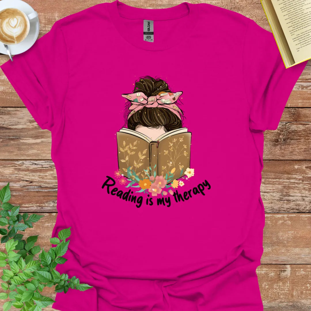 Reading Is My Therapy T-Shirt