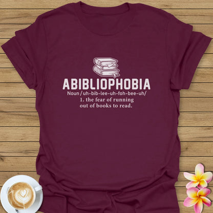Abibliophobia T-Shirt