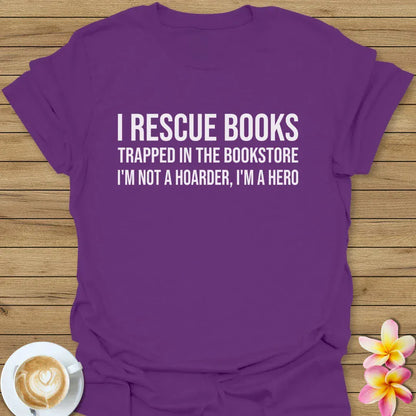 I Rescue Books T-Shirt
