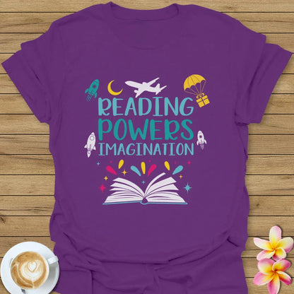 Reading Powers Imagination T-Shirt