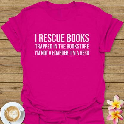 I Rescue Books T-Shirt