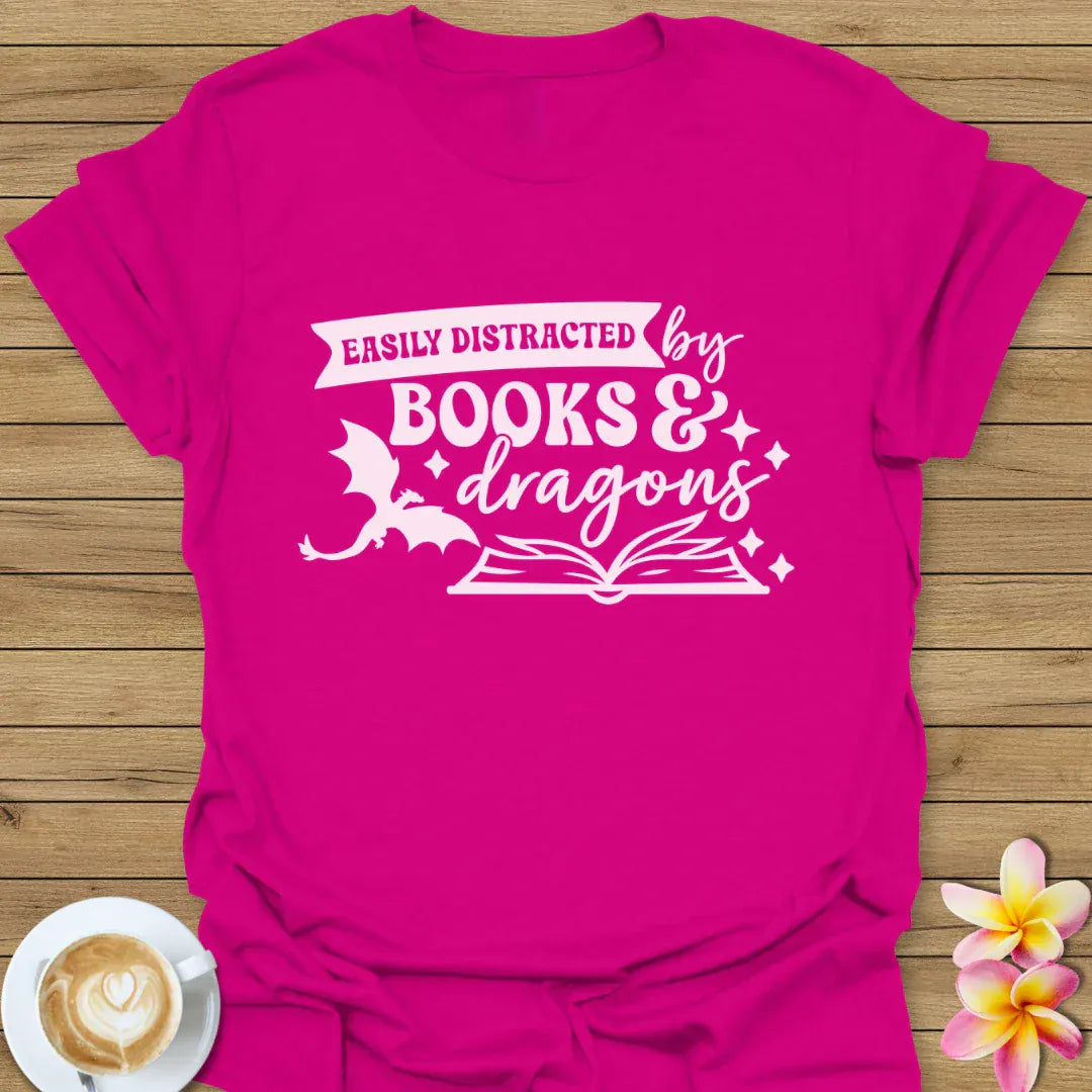 Books And Dragons T-Shirt
