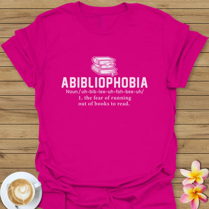 Abibliophobia T-Shirt