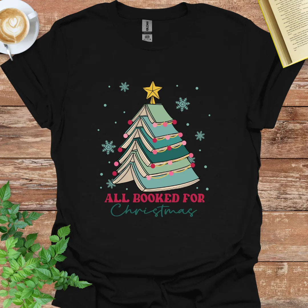 All Booked For Christmas T-Shirt