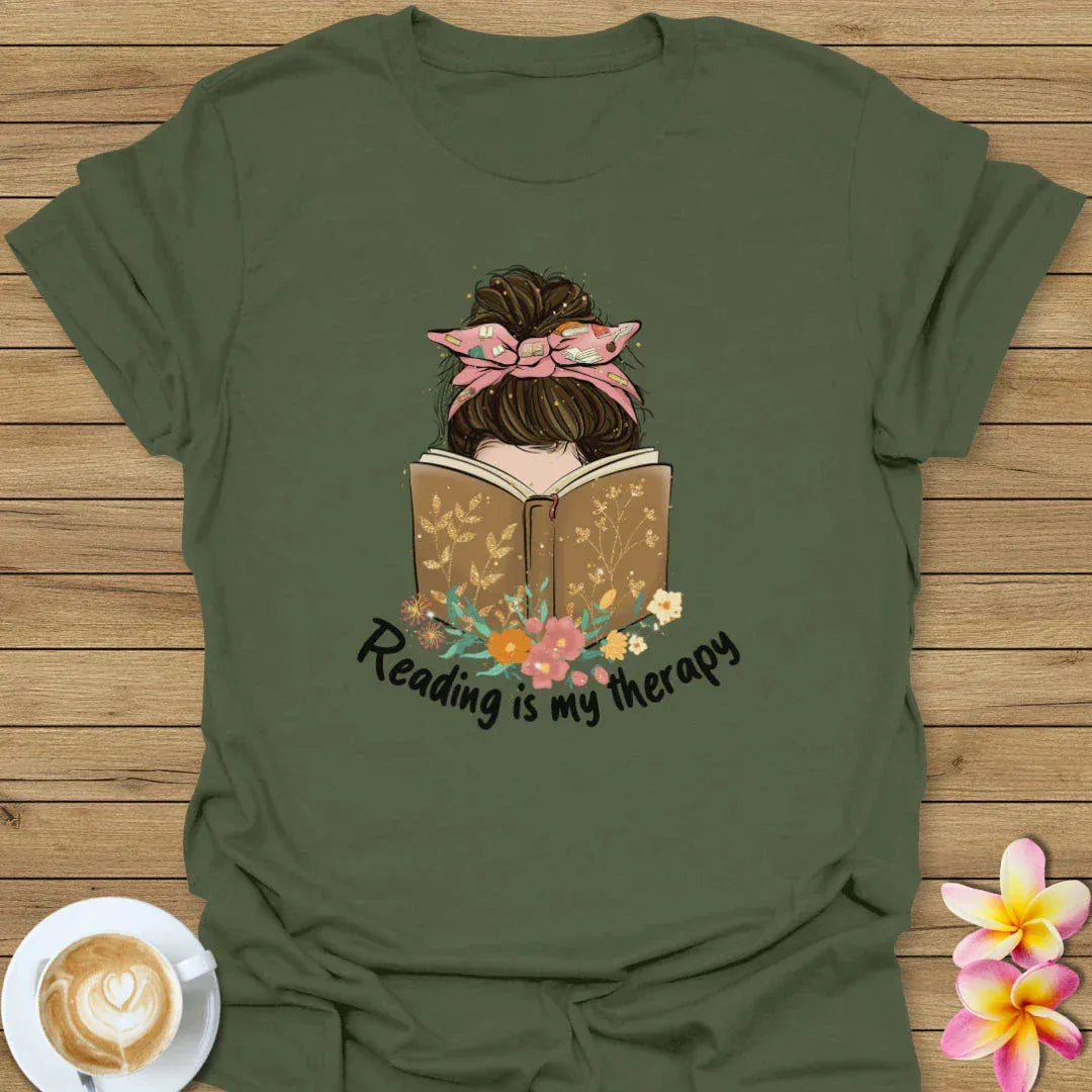 Reading Is My Therapy T-Shirt
