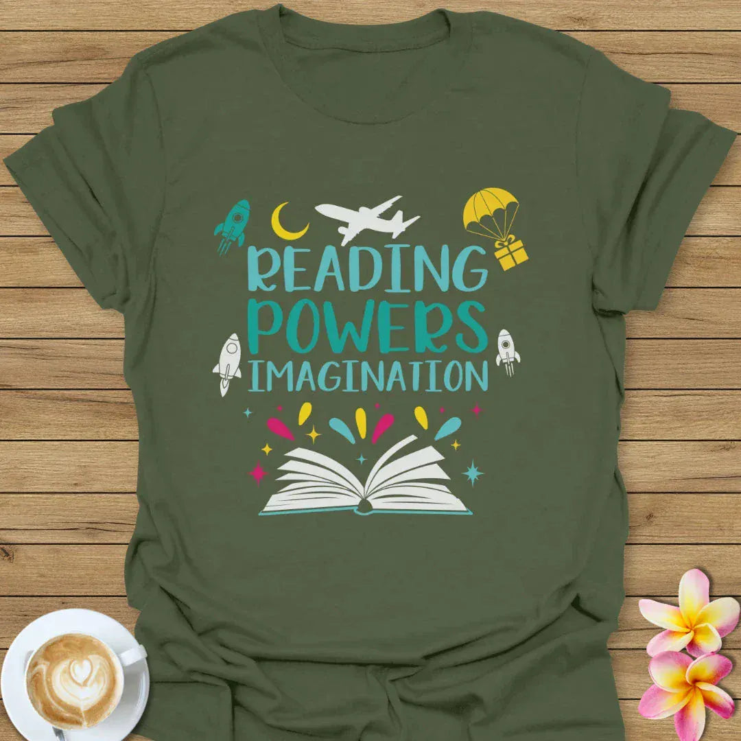 Reading Powers Imagination T-Shirt