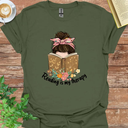 Reading Is My Therapy T-Shirt