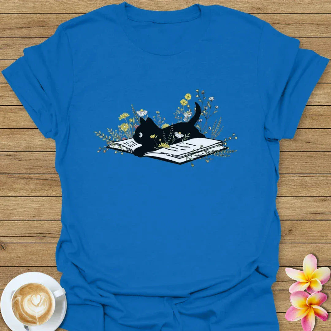 Floral Cat T-Shirt