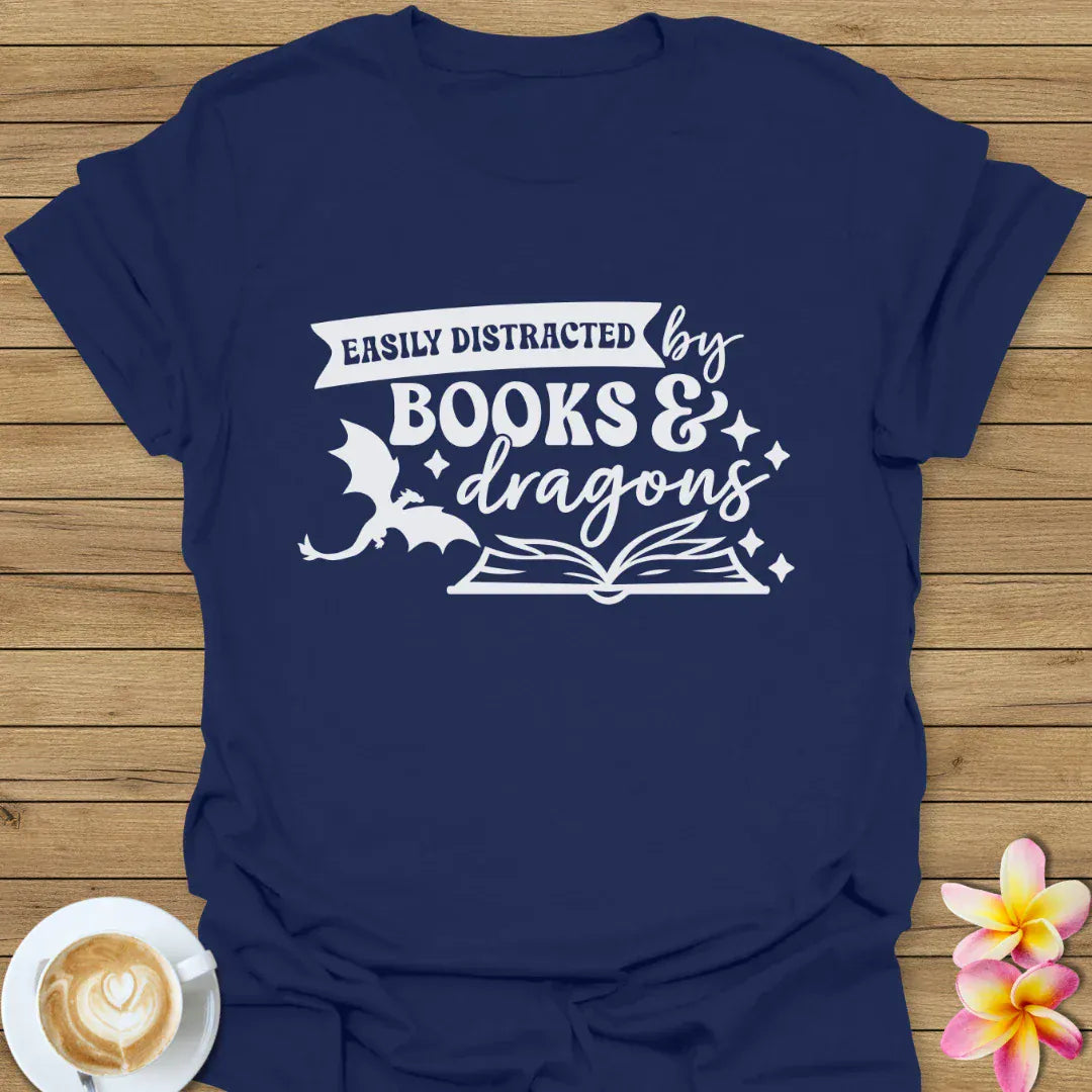 Books And Dragons T-Shirt