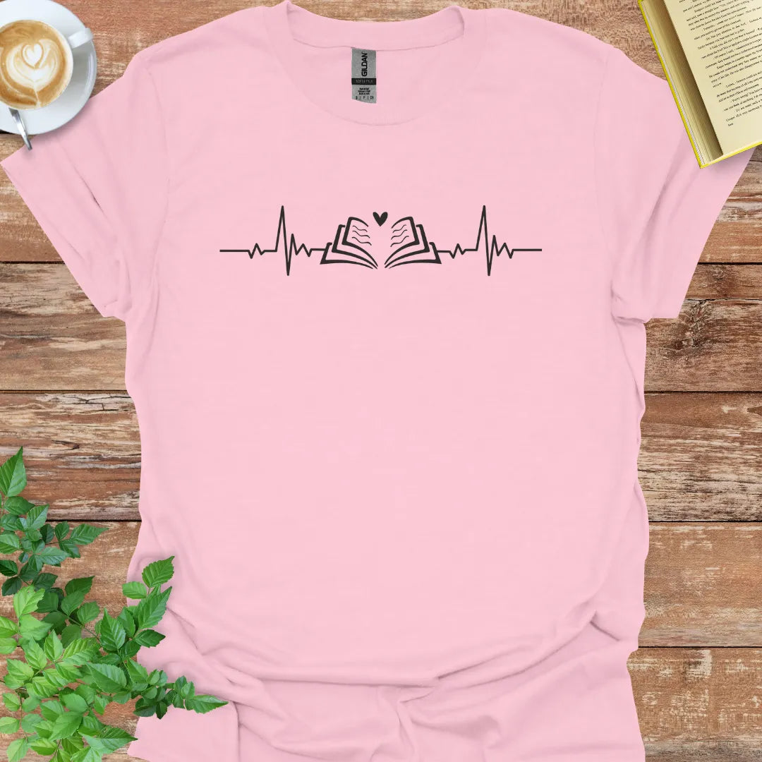 Book Heart Beat T-Shirt