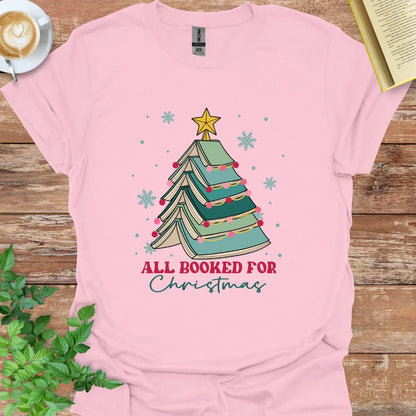 All Booked For Christmas T-Shirt