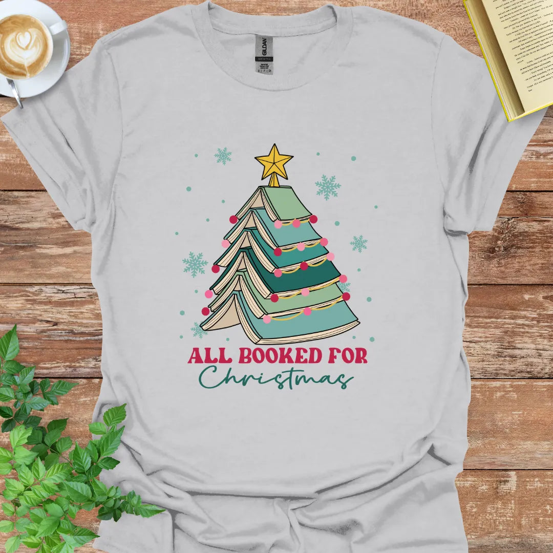 All Booked For Christmas T-Shirt