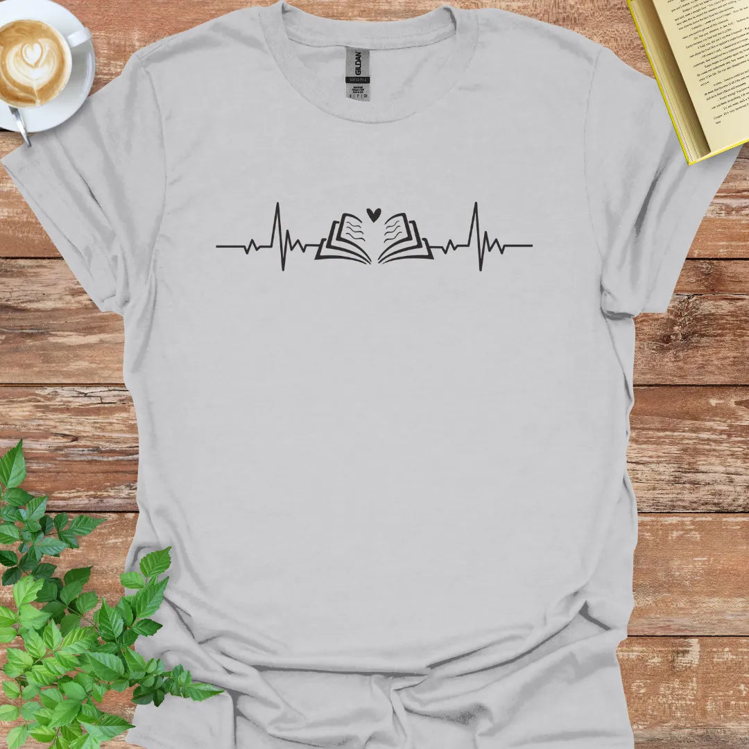 Book Heart Beat T-Shirt