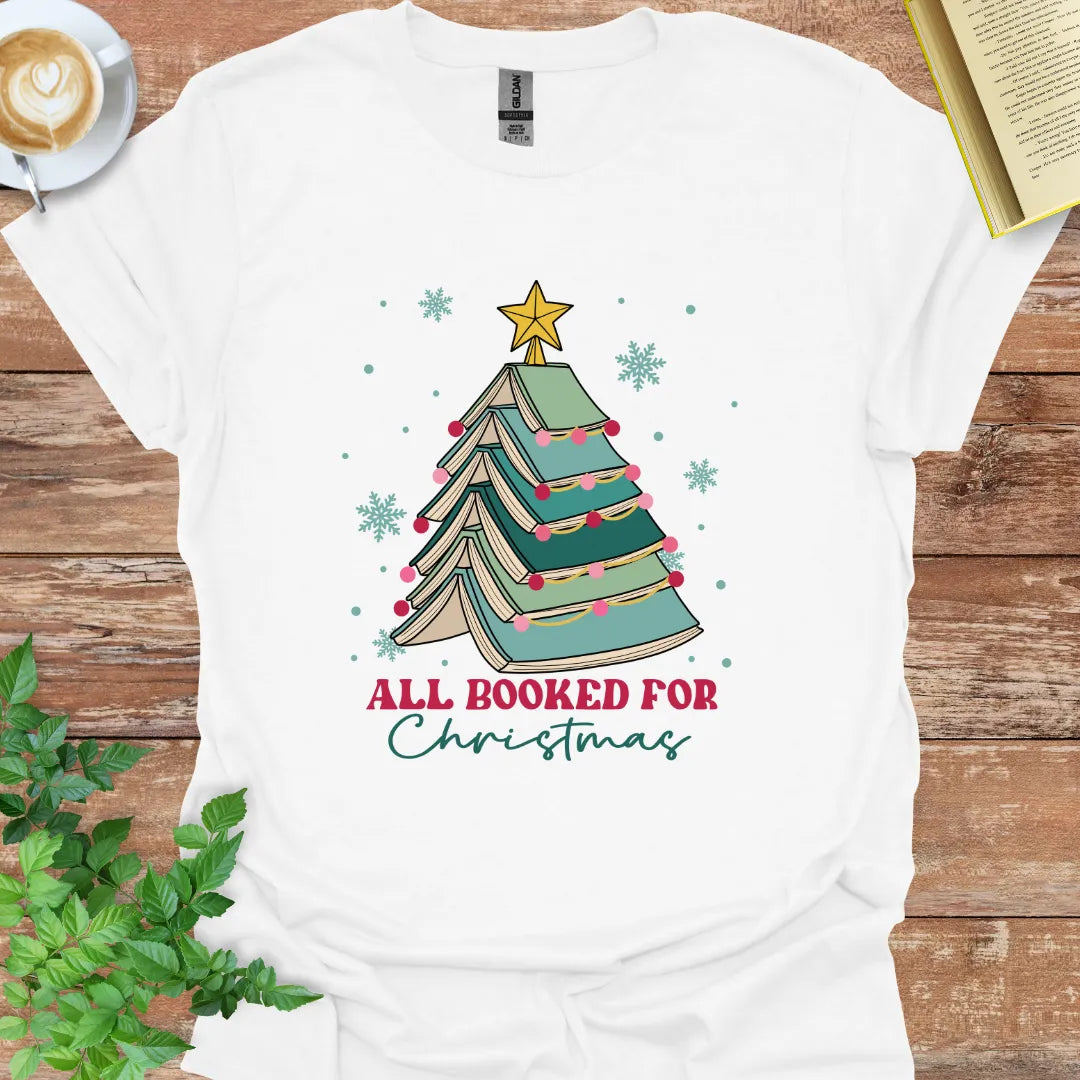 All Booked For Christmas T-Shirt