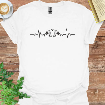 Book Heart Beat T-Shirt