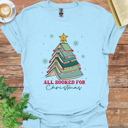 All Booked For Christmas T-Shirt