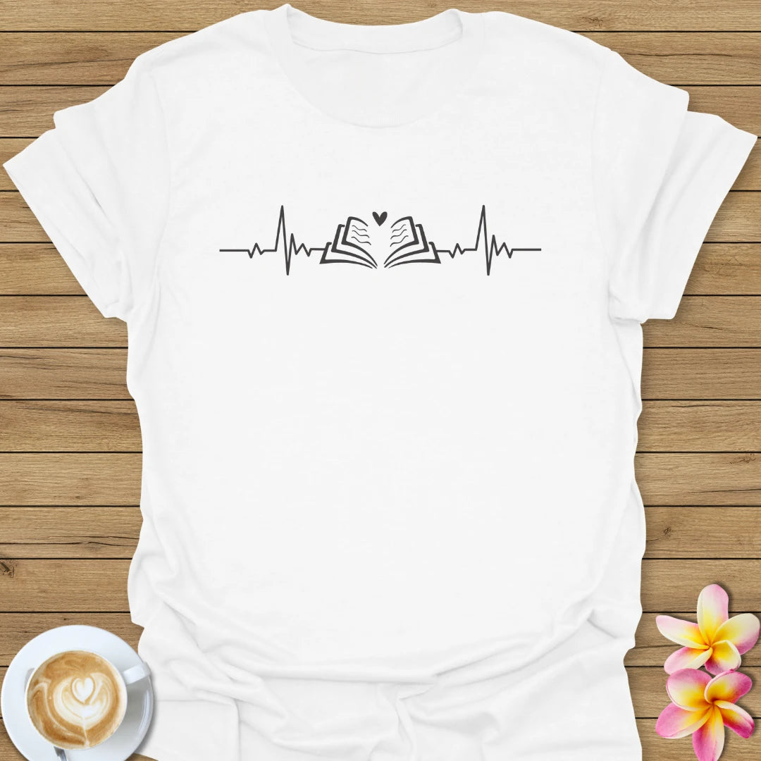 Book Heart Beat T-Shirt