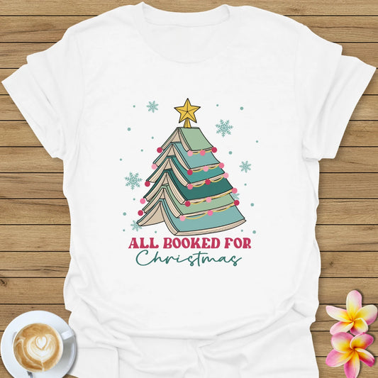 All Booked For Christmas T-Shirt