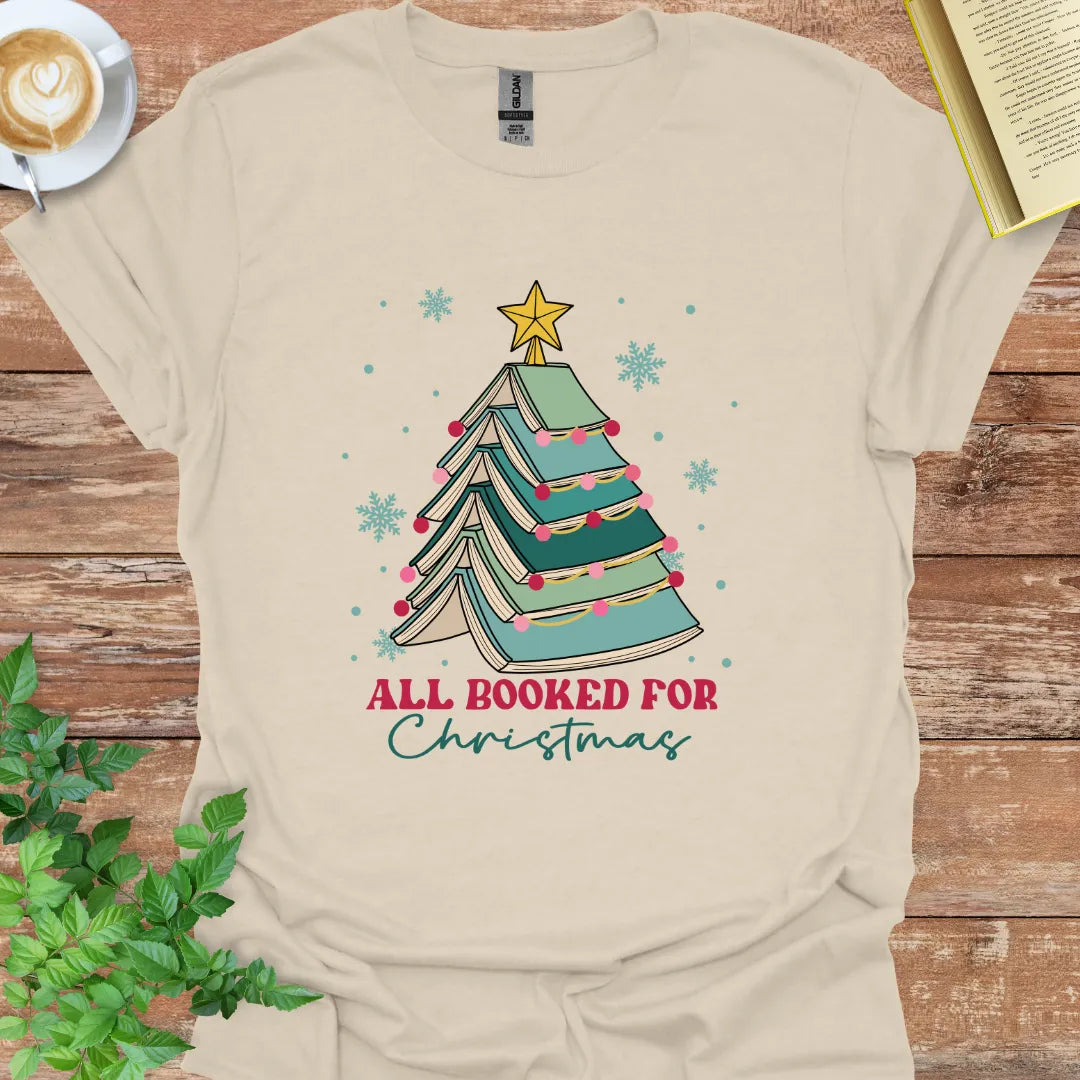 All Booked For Christmas T-Shirt